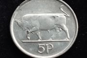 Ireland - 1995 - ERROR - 5 Pence  - Bull - High Grade - KM.28 - [2026]