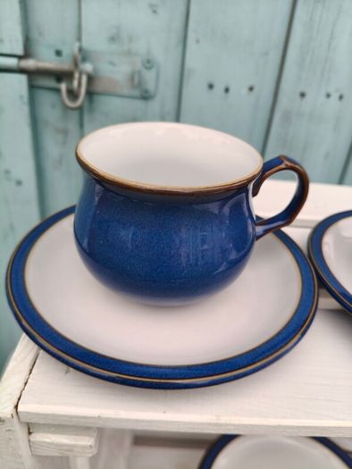 28 piece Denby Imperial Blue Dinnerware