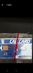 Cable and wireless mint callcard