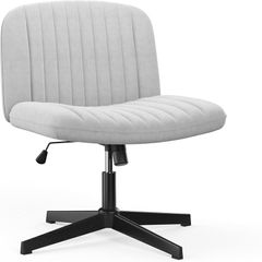 Cross Leg Office Chair - Light Grey