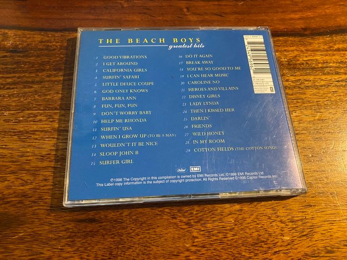 The Beach Boys Greatest Hits CD