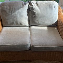 rattan sofa