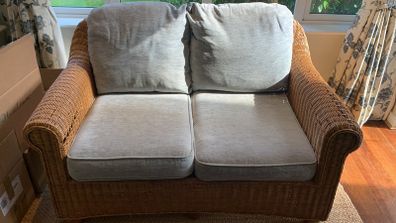 rattan sofa