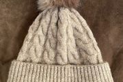 F&amp;F Bobble Hat Beige/Brown BNWOT