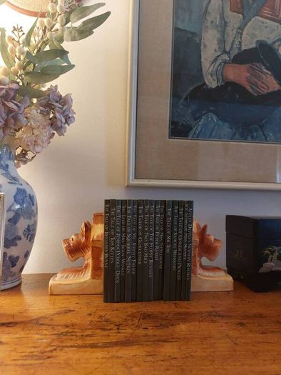Ceramic Scottie Dog Book Ends