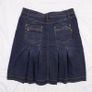 Yessica Dark Wash Indigo Denim Pleated Mini Skirt 10UK/38EU Image 7
