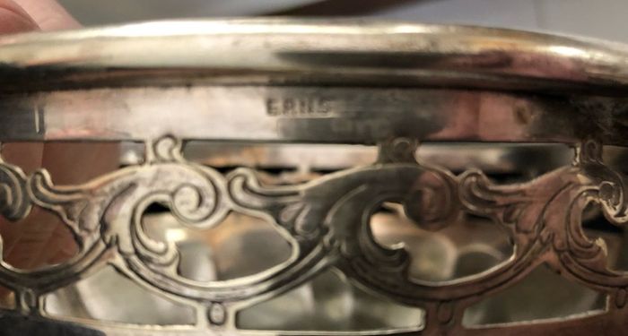 silver plated fruit bowl
