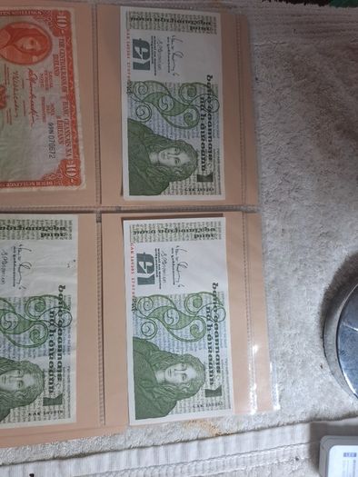 2 consecutive numbered Punt notes.