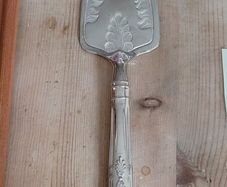 Silver Cake Slice stamped