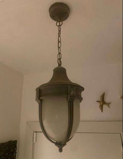 hanging ceiling light (lantern style)