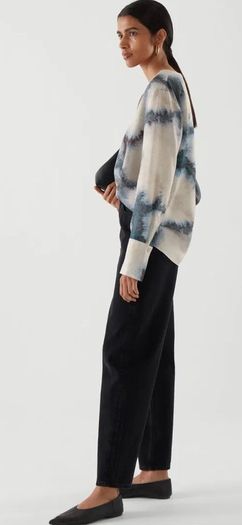 COS  Tie-Dye V-Neck Top