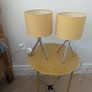 Yellow Bedside Lamps x2 Image 3