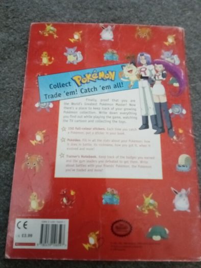 Vintage 1999 Official Pokemon Collector's Sticker Book