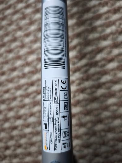 Crutches with Plastic Handle