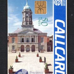 1996 Ireland 50 unit E.U Presidency from July the 1st to 31st December 1996 (Gemplus GEM1) Call Card Used. Telecom Eireann card number 1134.