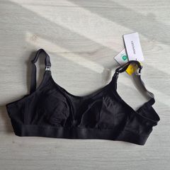 Momcozy Mesh Nursing Bra, Ultra Soft, Size L