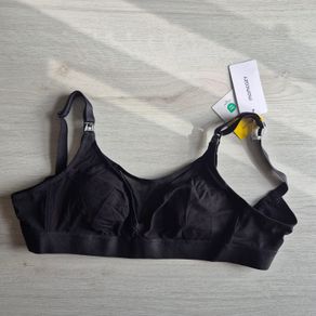 Momcozy Mesh Nursing Bra, Ultra Soft, Size L