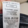 Vintage Black Leather Mini Skirt (Size 10) Image 5
