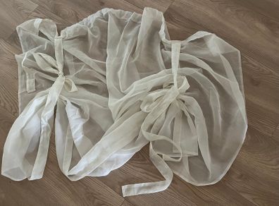Voile Tie Net Curtain Blind