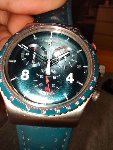 Swatch Irony Chrono Blue - used, very good condition.