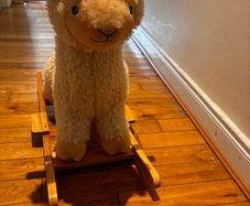 Rocking horse llama