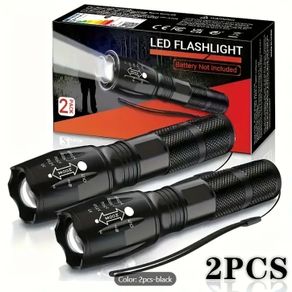 2pcs Super Bright LED Flashlight,