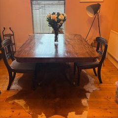 Antique Victorian Style Dining Table