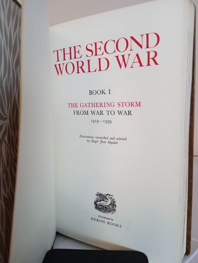 The Second World War, Book I: The Gathering Storm from War to War 1919-1939 by Winston Churchill (HQ854)