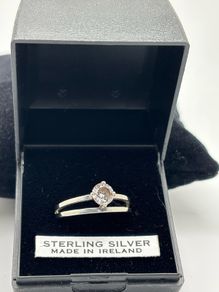 925 Silver Solitaire CZ Ring