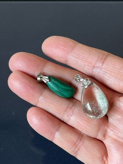 Silver Gemstone Pendant