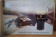 1985 Guinness Sign in original brass frame