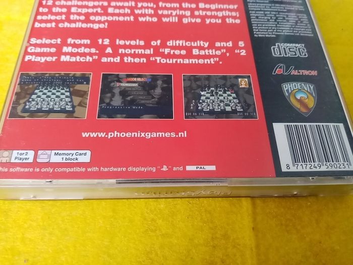 Checkmate II 2 PlayStation 1 Ps1 Games PlayStation 2 Ps2 Games Original