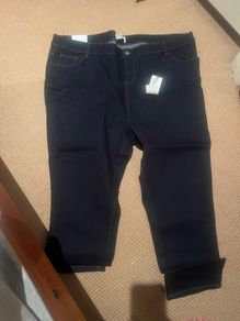 New look dark denim plus size jeans uk26