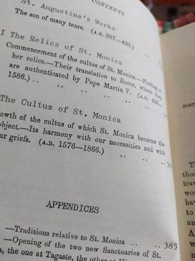 Rare. History of St. Monica, MGR. Bougaud,, Augustine Publishing Co.1983