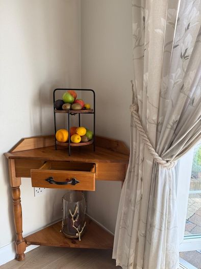 Wooden corner table
