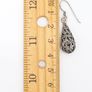 925 Vintage Sterling Silver And Marcasite Earrings Image 7