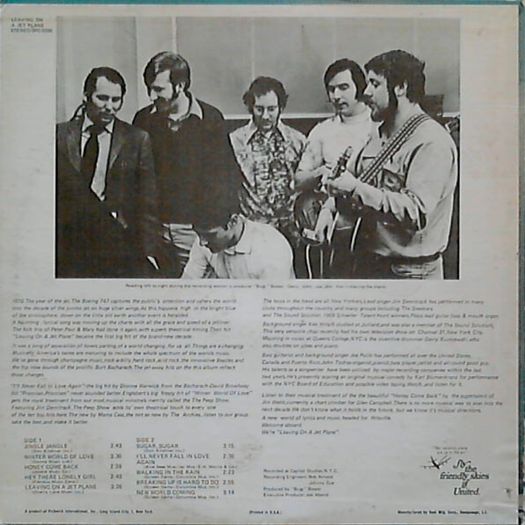 Leaving on a Jet Plane Vinyl Album
