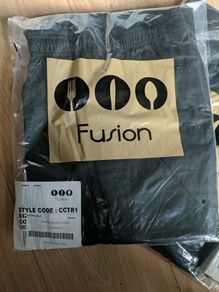 Brand new Fusion chef's trousers unisex black