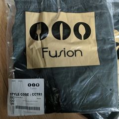 Brand new Fusion chef's trousers unisex black