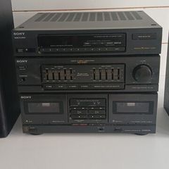 vintage sony hifi stereo deck, model number HST-D301.  Was working until Speaker wires came loose at the back.
