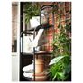 Ikea Lacko outdoor garden metal shelving unit 162cm H x 62cm W Image 5