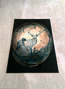 Art Illustration Print made from Original Drawing