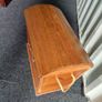 Vintage Solid Teak Wood Toy Chest - Handcrafted in Indonesia Image 4