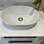 Ex Display Galsaky Gloss White 800 Wall hung vanity unit Image 3