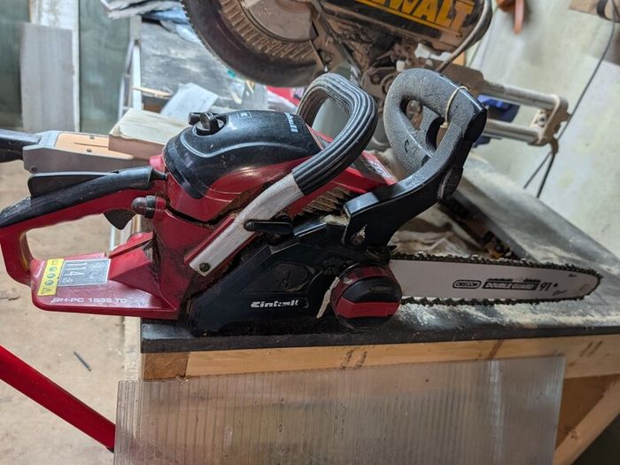 Garden Tools: priced individually (chainsaw, strimmer, hedge trimmer)