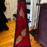 Beautiful antique Moroccan leather and iron handmade lamp Image 3