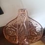 art deco pink glass Image 3