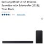 Samsung HW-B450F Soundbar with Subwoofer Warranty Until 2027 Image 2