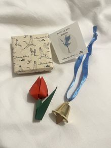 KLM handmade ringbell and gift box