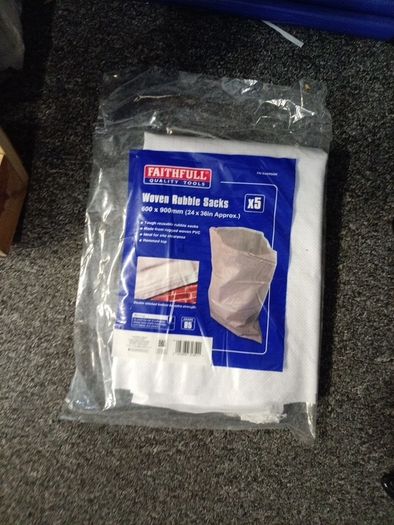 rubble sacks